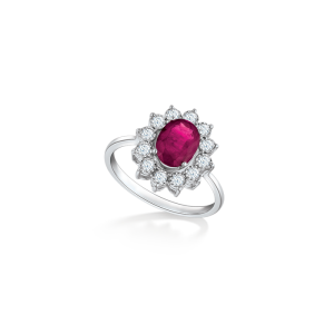 Classic Diana Ruby Ring