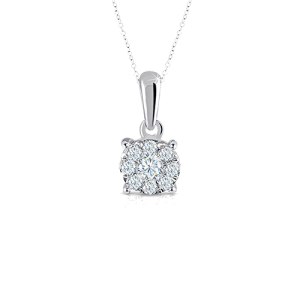 Look Alike Solitaire Pendant Chain
