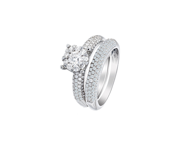 twins solitaire rings