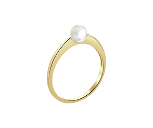 Pearl Ring with 18K YG