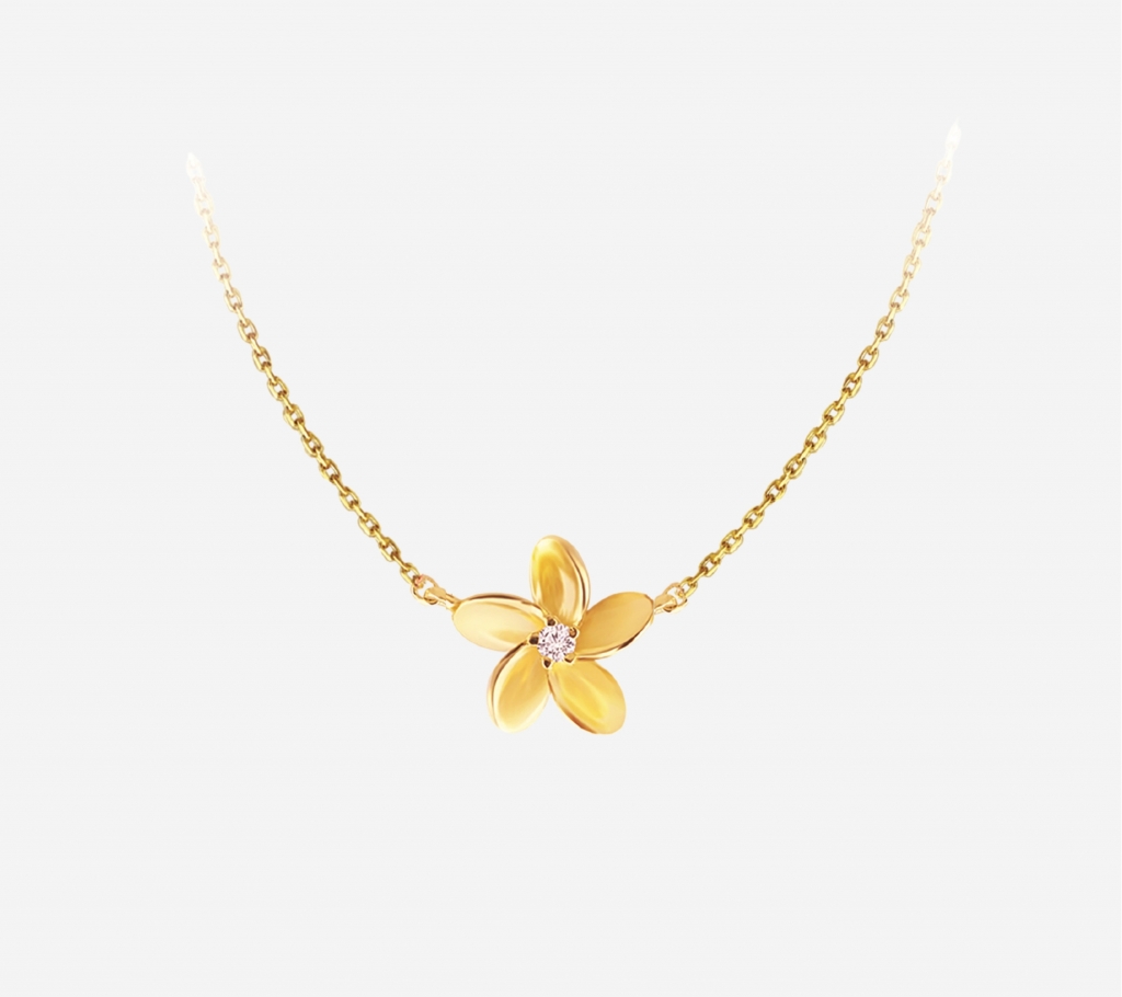 Plumeria Flower Necklace