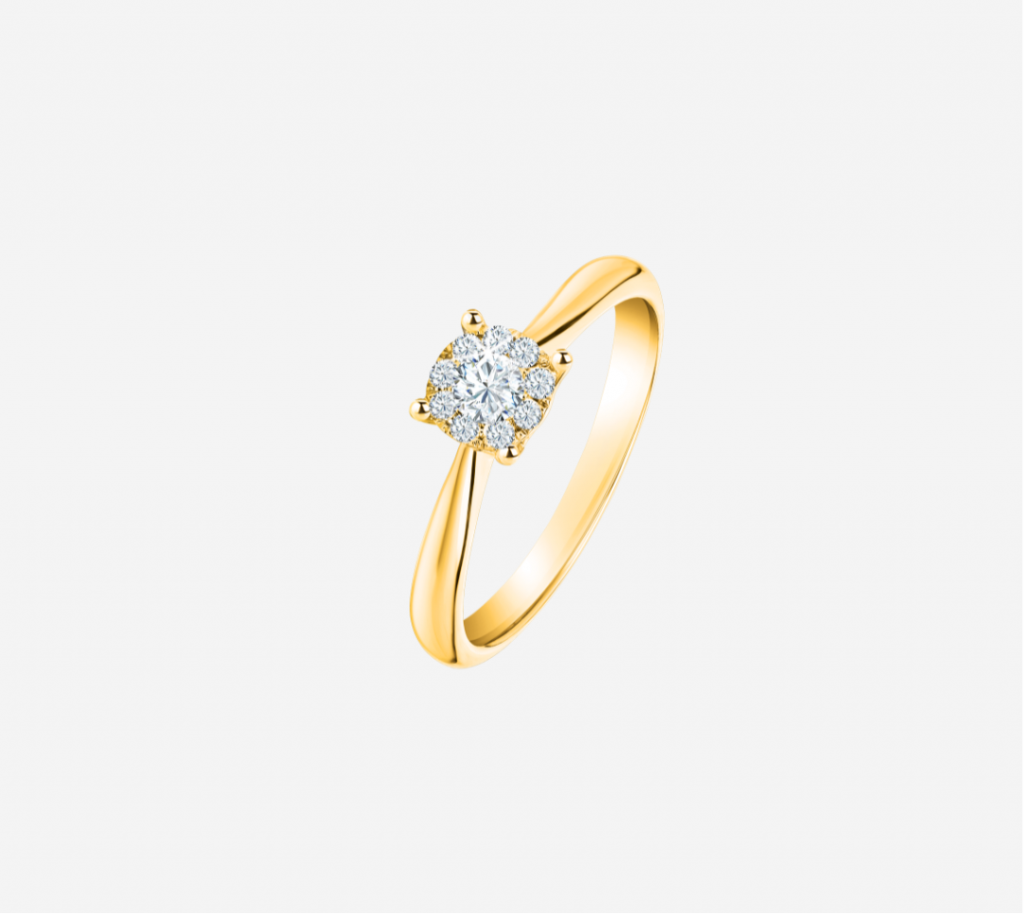 Look Alike Solitaire Ring
