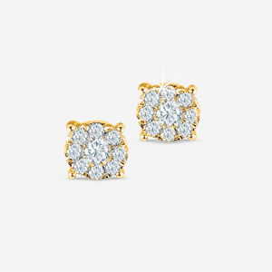 Look Alike Solitaire Earring