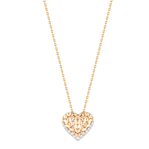 Bouquet of Heart diamond Pendant chain
