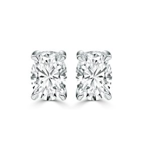 Princess Cut Diamond Solitaire Earring