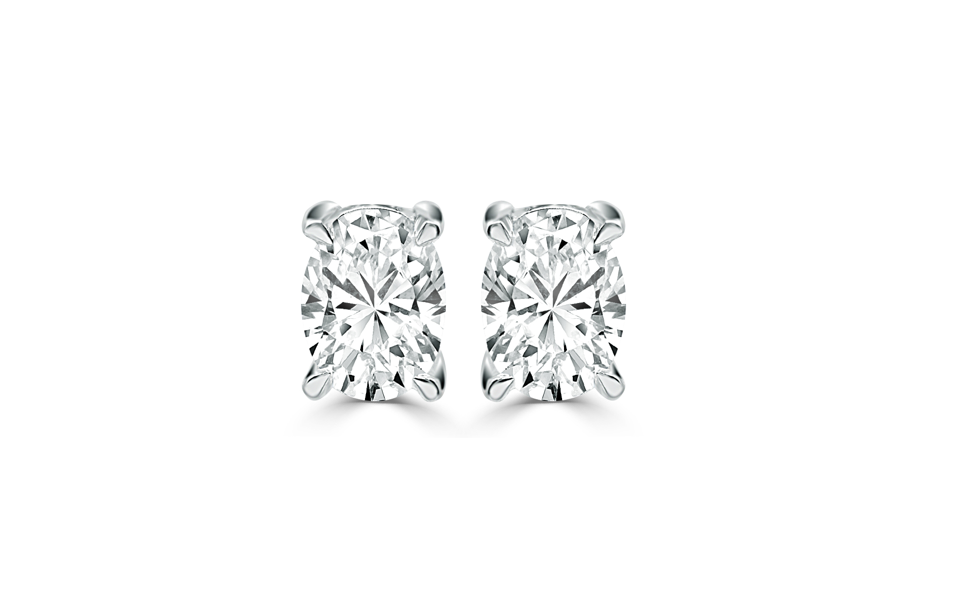 Princess Cut Diamond Solitaire Earring