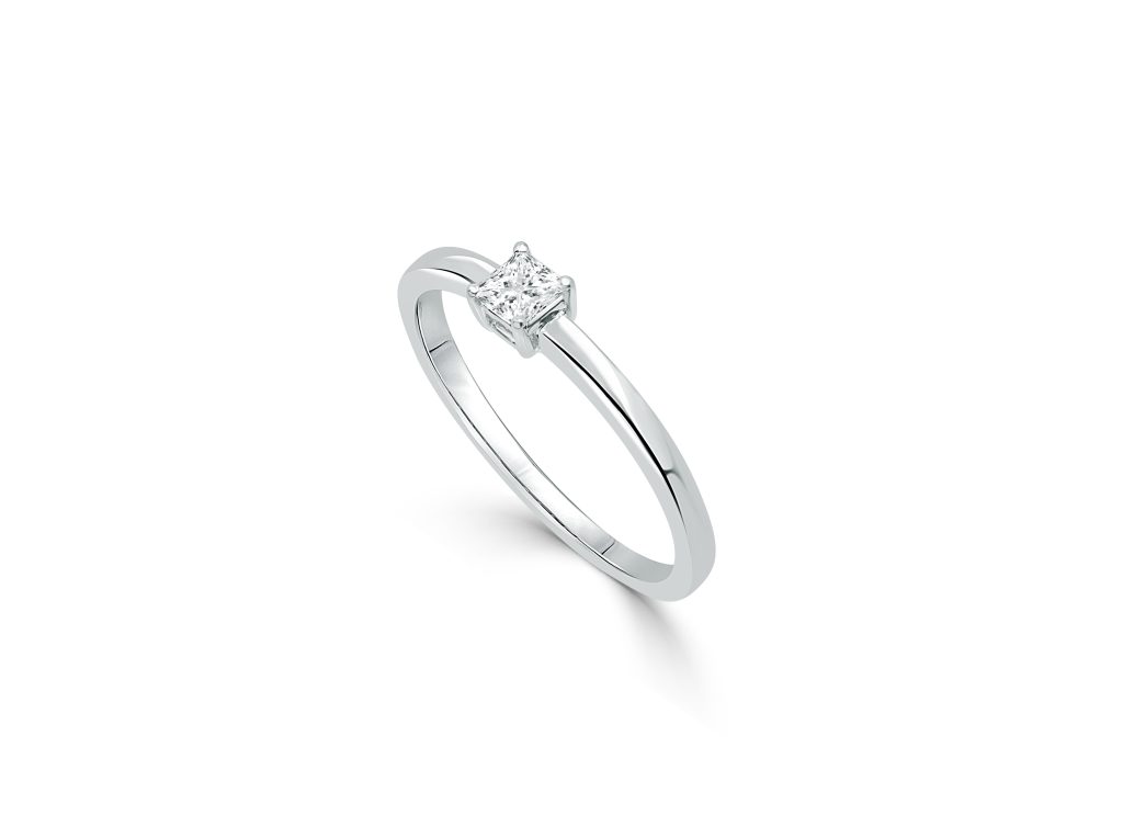 Princess Cut Diamond Solitaire Ring