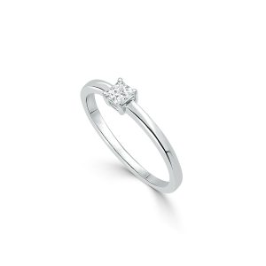 Princess Cut Diamond Solitaire Ring