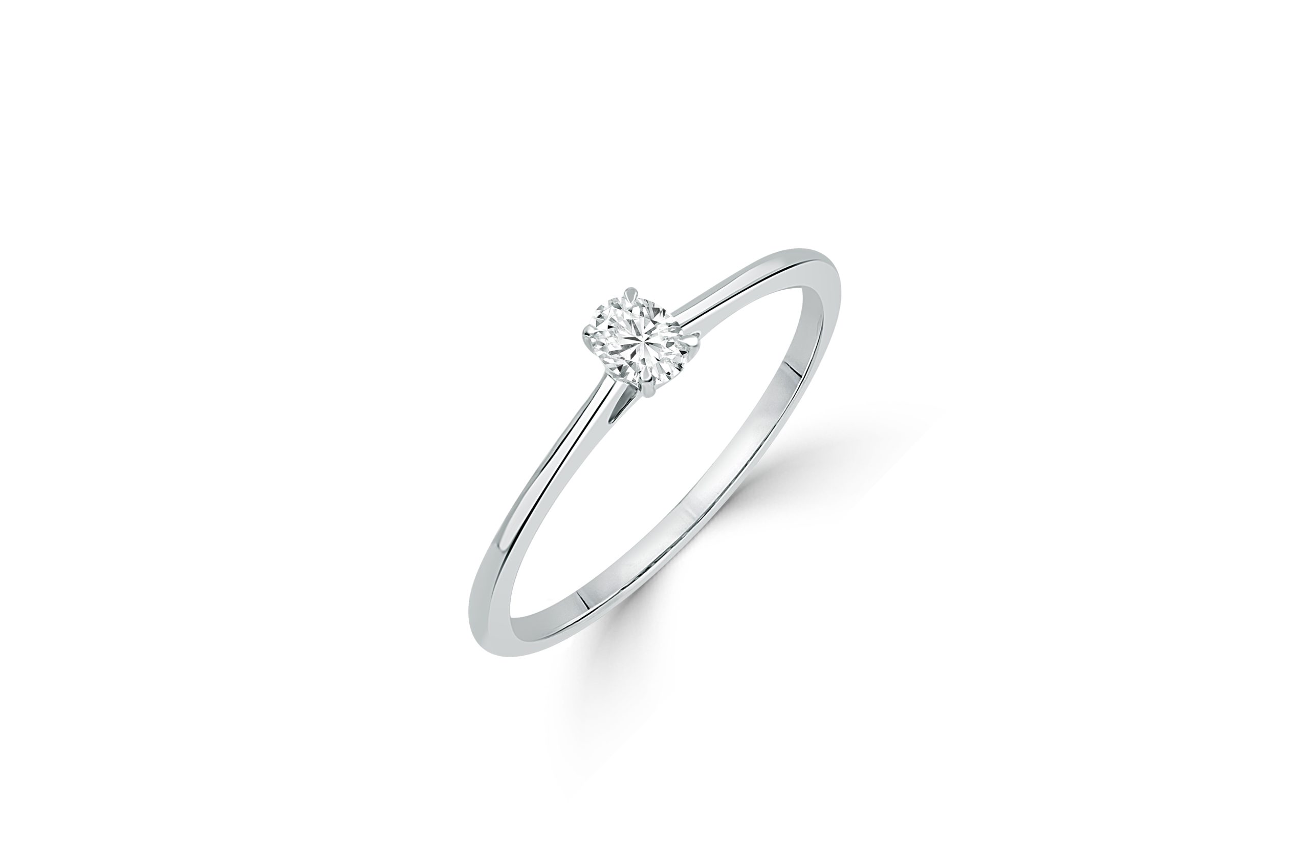 Oval Cut Diamond Solitaire Ring