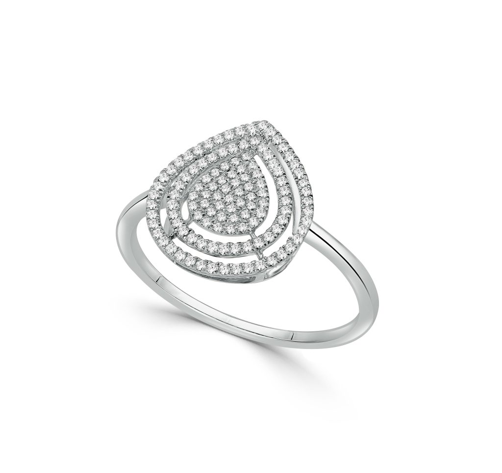 Pear Shape Diamond Ring